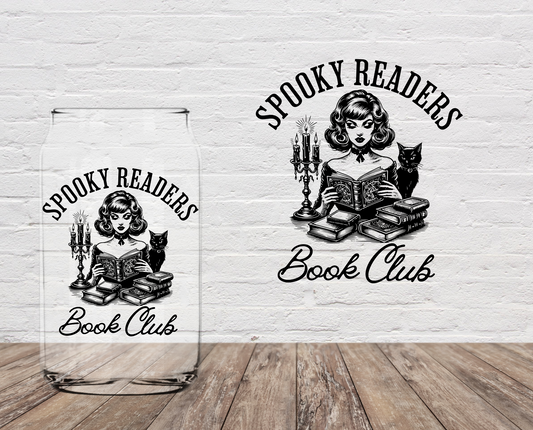 Spooky Readers Book Club DOUBLE SIDED 4" UV DTF