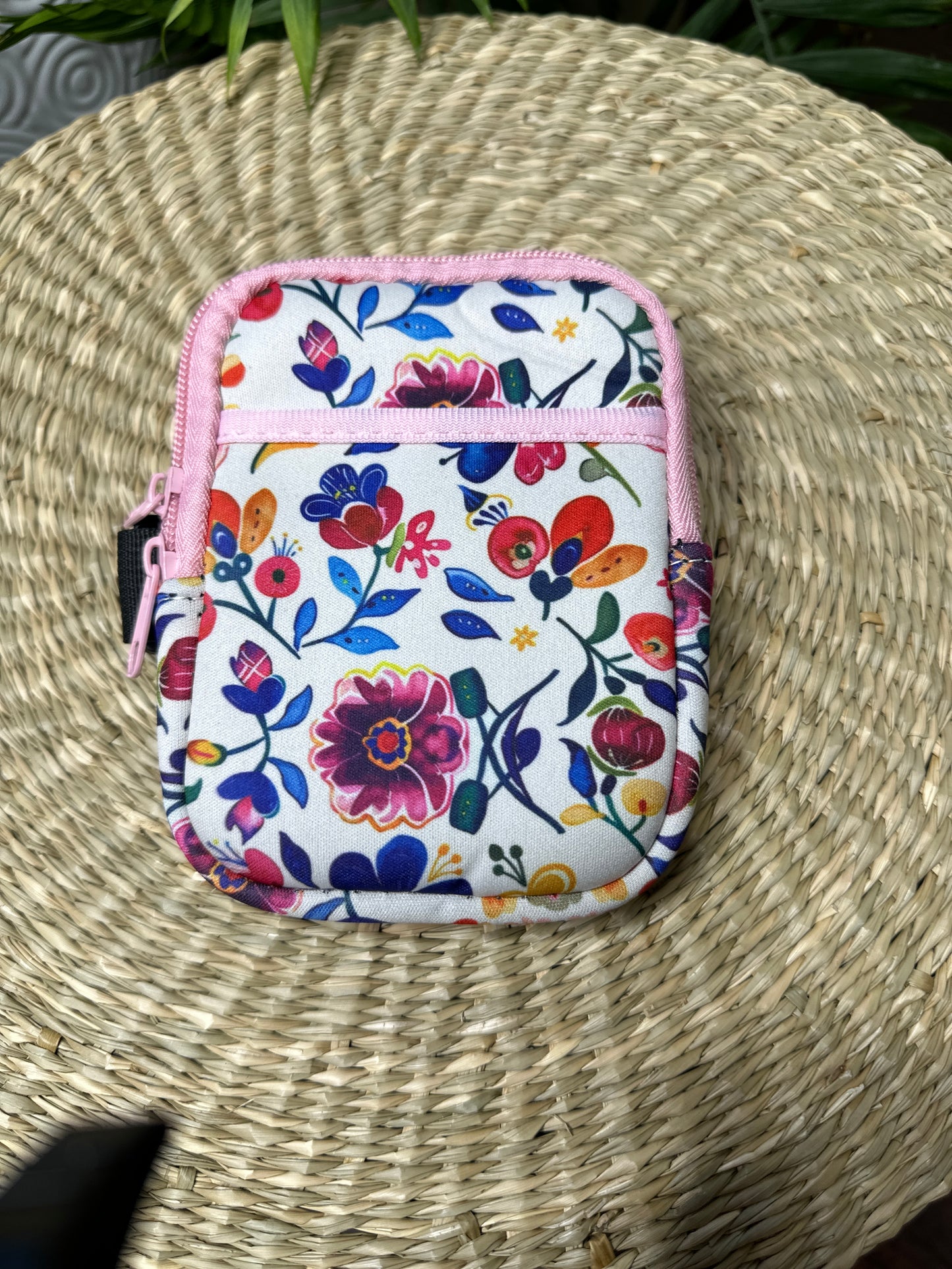 Bright Floral Tumbler Bag