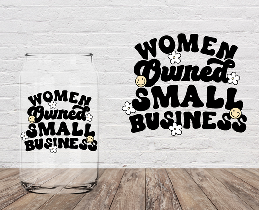 Women Owned Small Business 4" UV DTF
