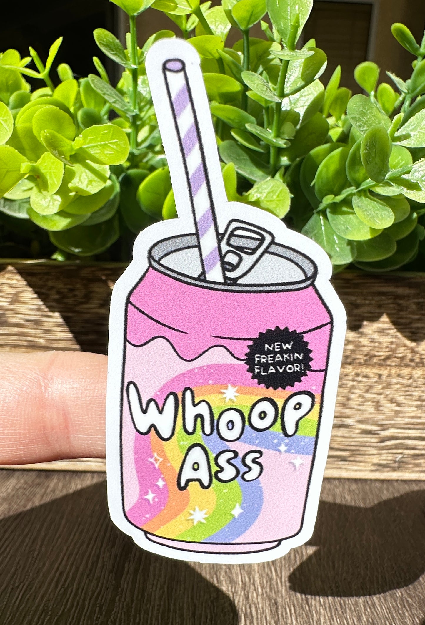 Can of Whoop Vinyl Sticker