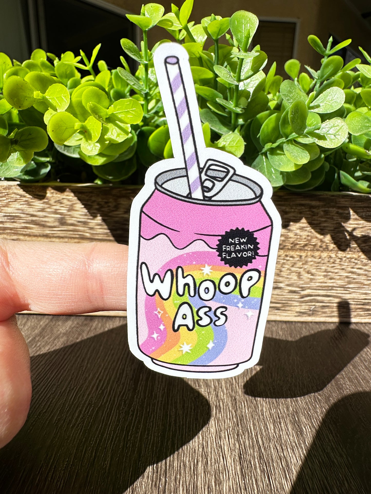 Can of Whoop Vinyl Sticker