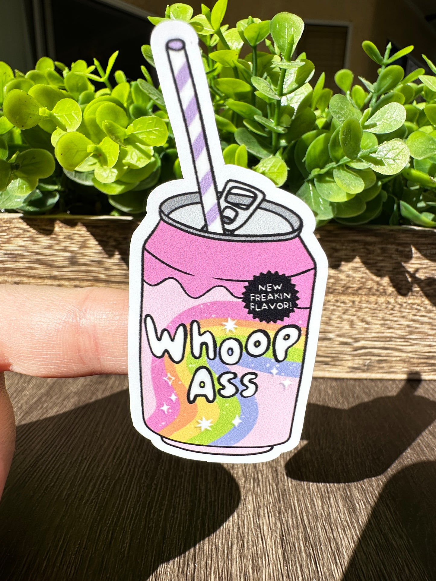 Can of Whoop Vinyl Sticker