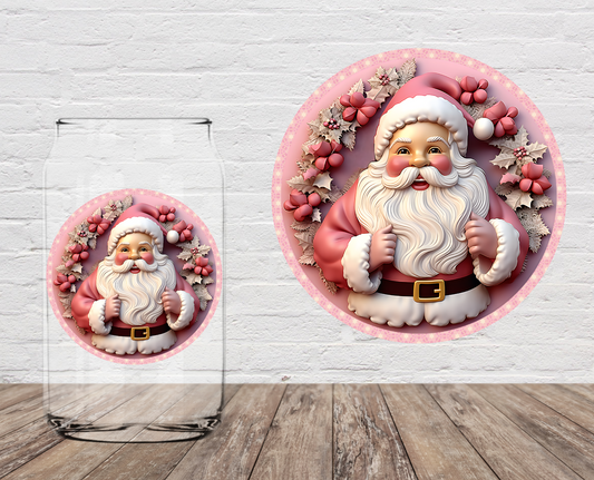 3D Santa 4" UV DTF