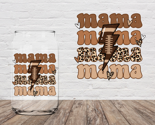 Football Mama LAST CHANCE 4" UV DTF
