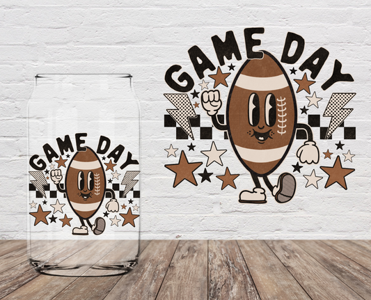 Game Day Football  4" UV DTF