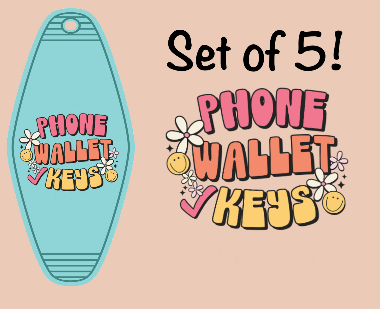 Everyday Necessities LAST CHANCE UV (MOTEL KEYCHAIN)
