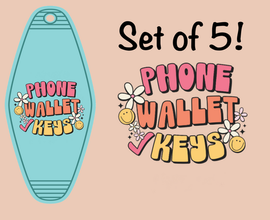 Everyday Necessities LAST CHANCE UV (MOTEL KEYCHAIN)