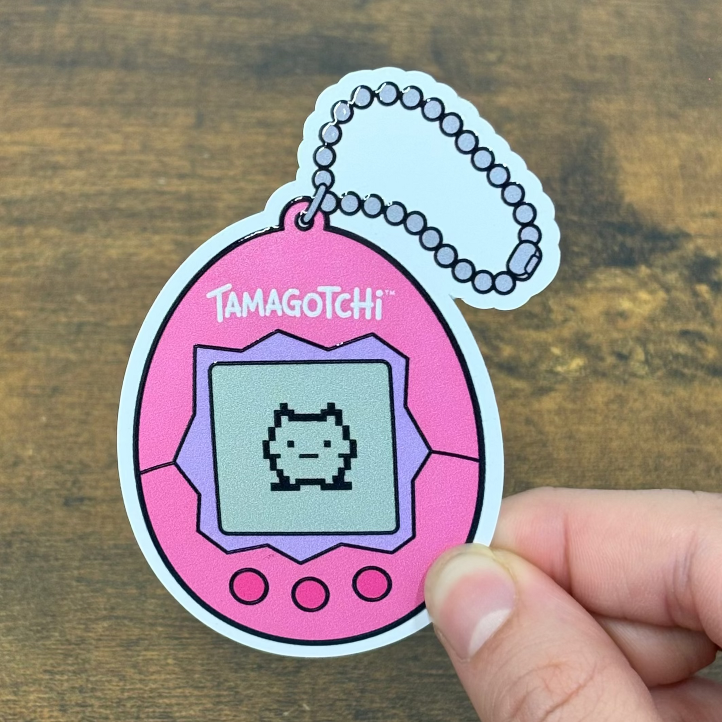 Tama Game White Vinyl Stickers