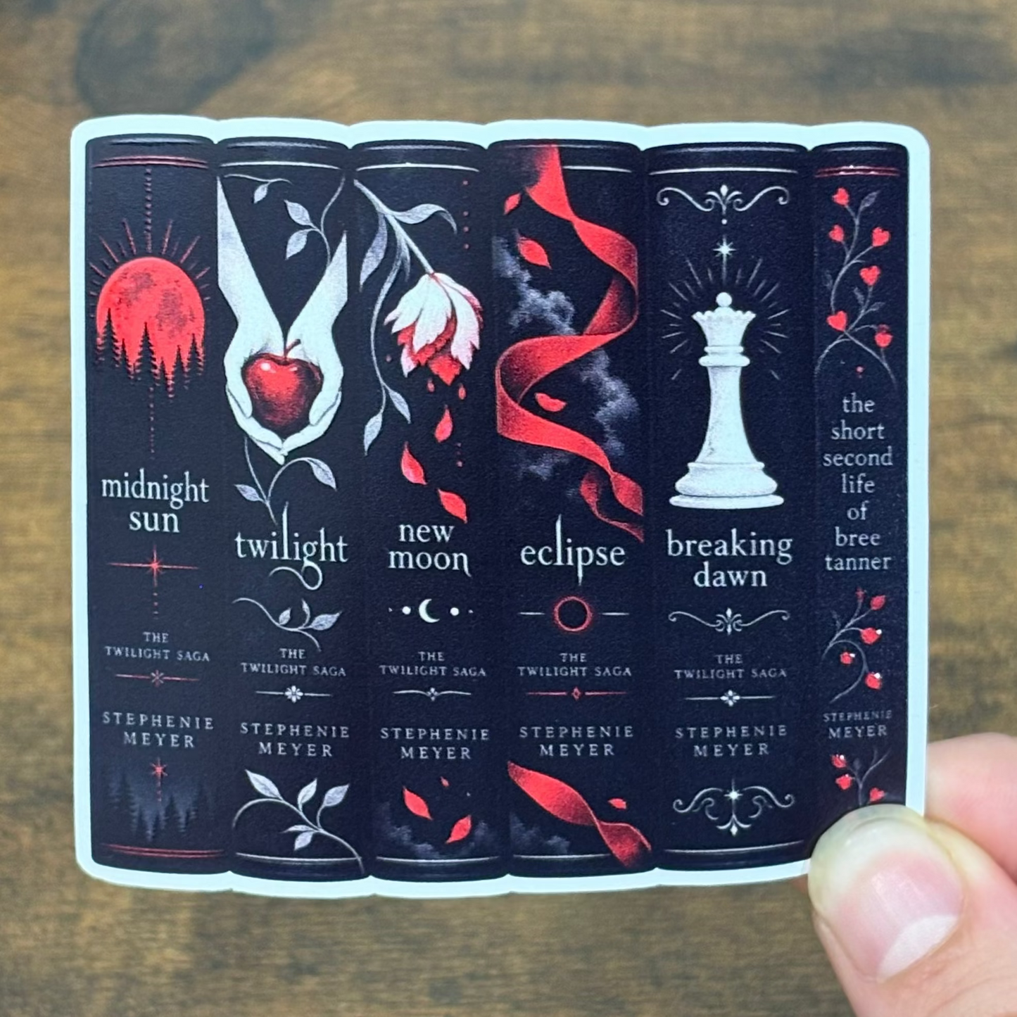 Vampire Wolf Books White Vinyl Stickers