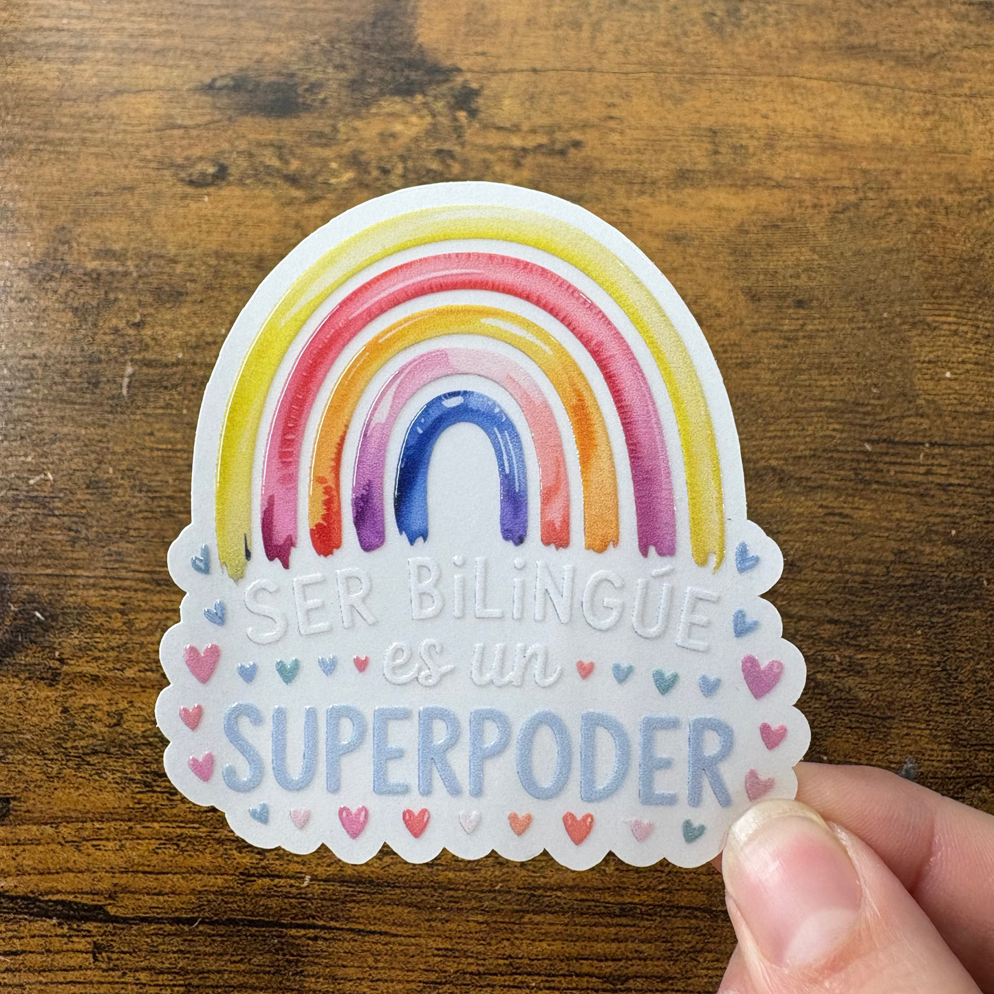 Ser Bilingue es un Super Poder Vinyl Stickers