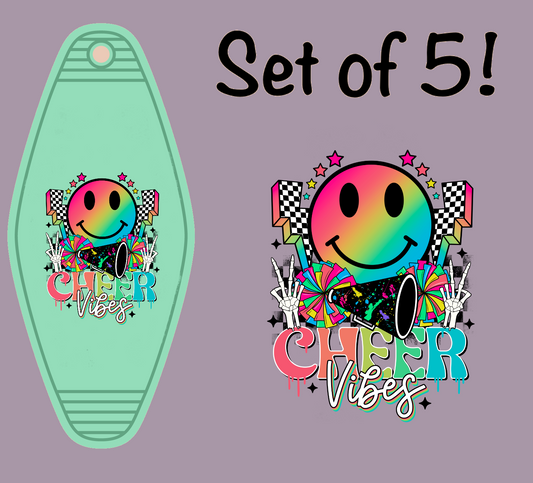 Rainbow Cheer UV (MOTEL KEYCHAIN)