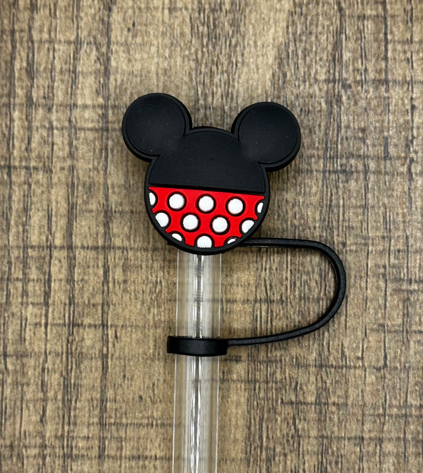 Original Girl Mouse Ears Silicone Straw Topper