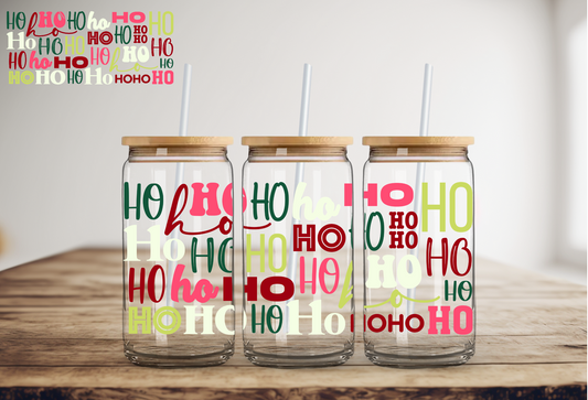 Ho Ho Ho 16oz UV DTF
