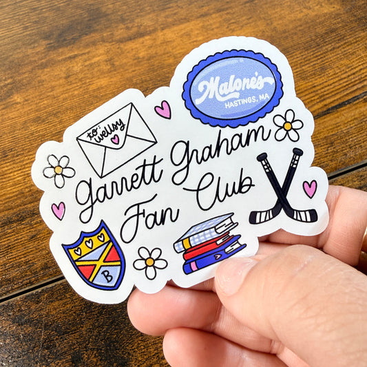 GG Fan Club White Vinyl Sticker