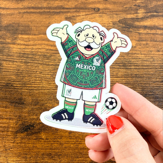 Simi Mexico White Vinyl Sticker