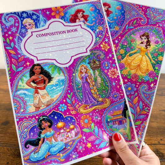 Princess Holographic Notebook Cover