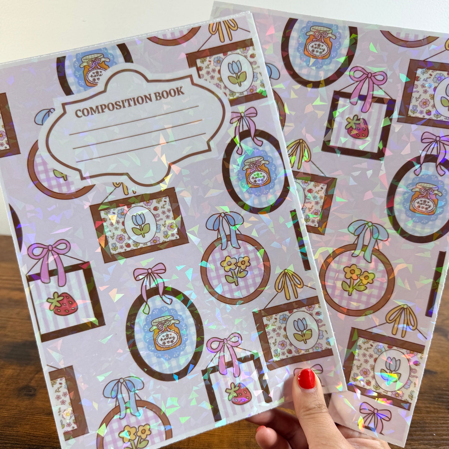 Frames Holographic Notebook Cover