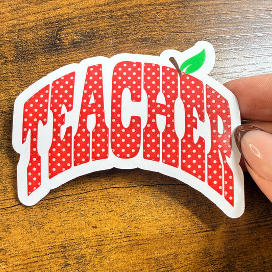 Teacher Vinyl Sticker