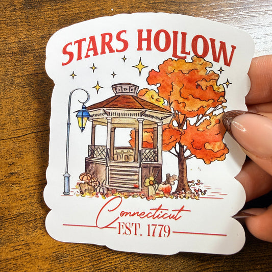 Stars Connecticut  Vinyl Sticker