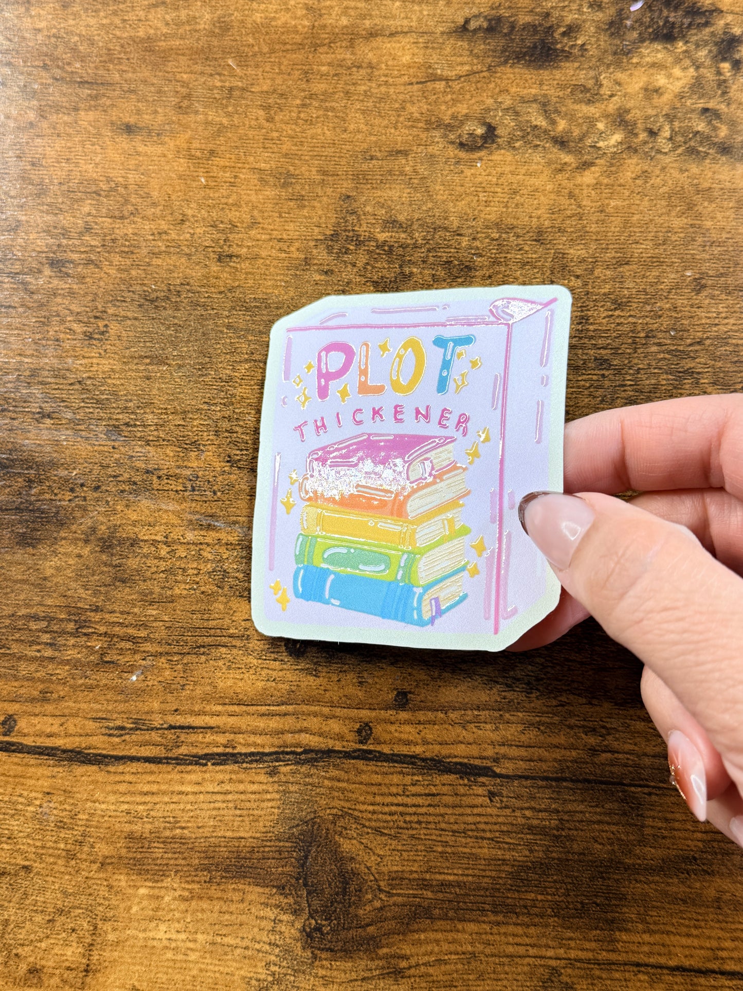 Plot Thickener Vinyl Sticker