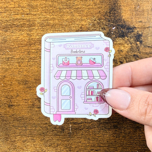 Romance Bookstore Book Vinyl Sticker 2.5"