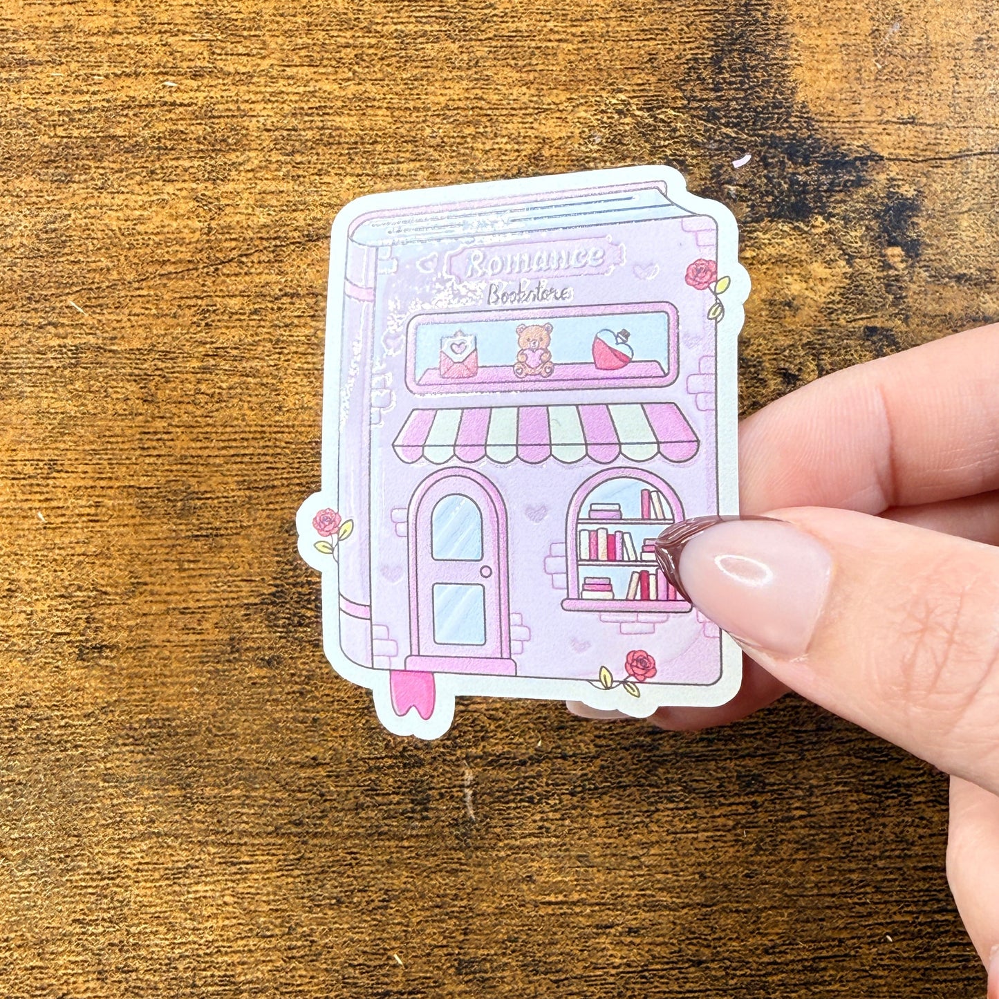 Romance Bookstore Book Vinyl Sticker 2.5"