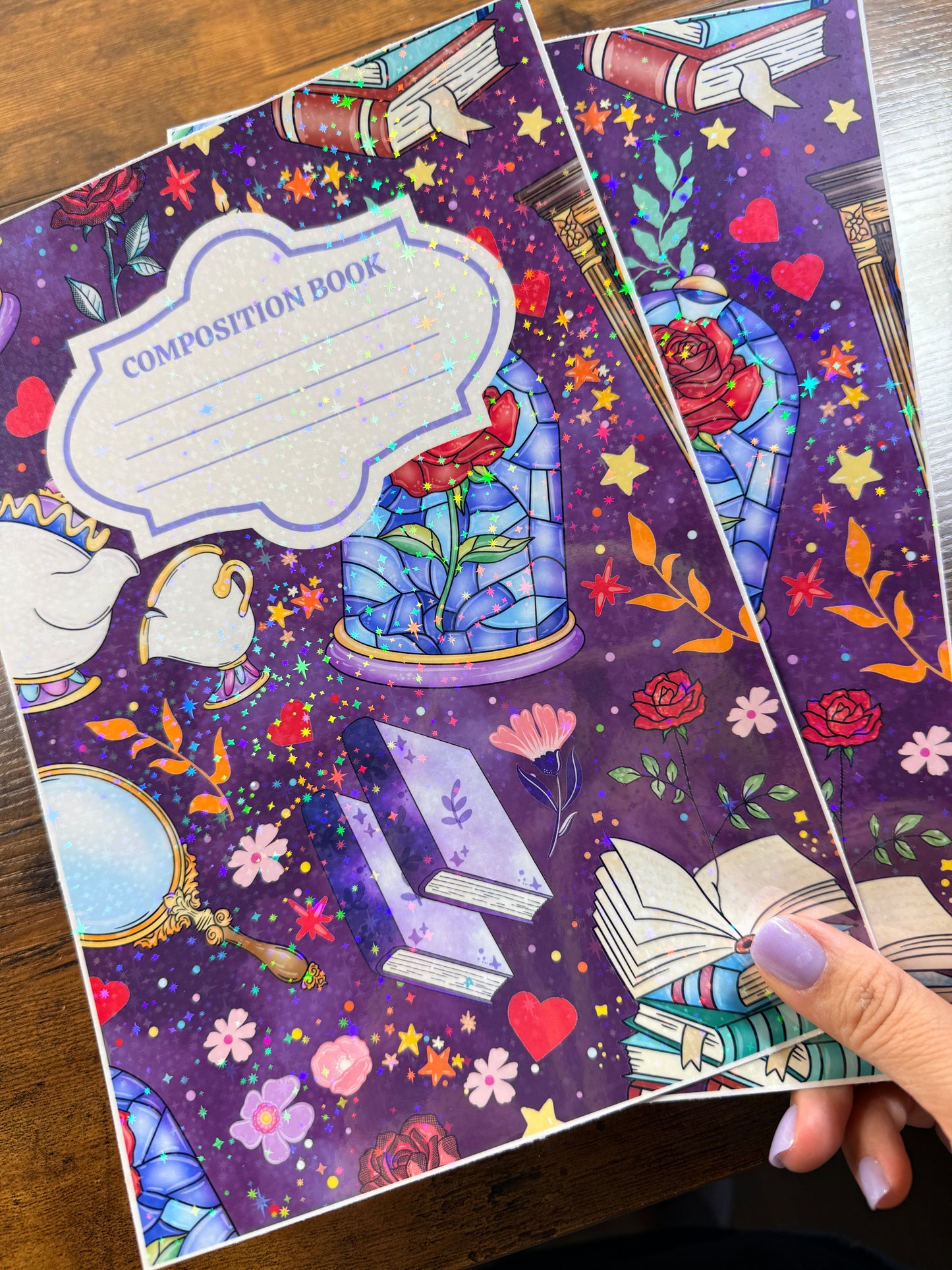 Beauty Holographic Notebook Cover
