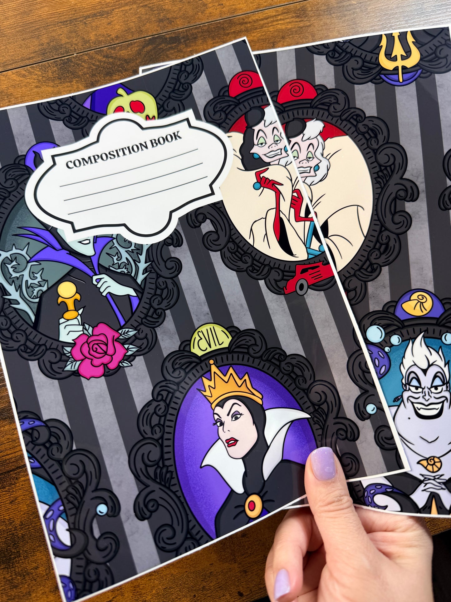 Evil Women Pic Frames Notebook Cover