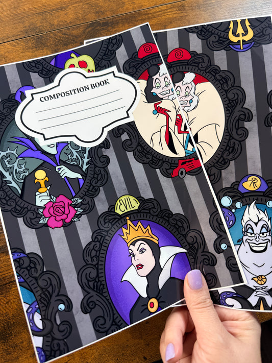 Evil Women Pic Frames Notebook Cover