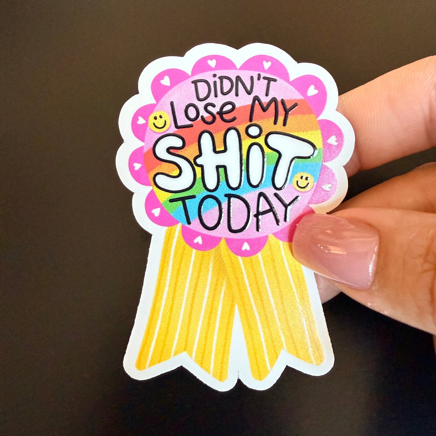 Didn’t Lose My Shit White Vinyl Sticker