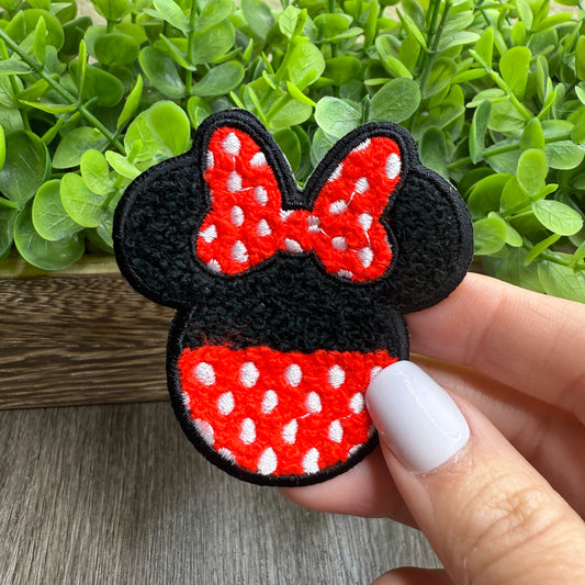 Girl Mouse Hat Patches