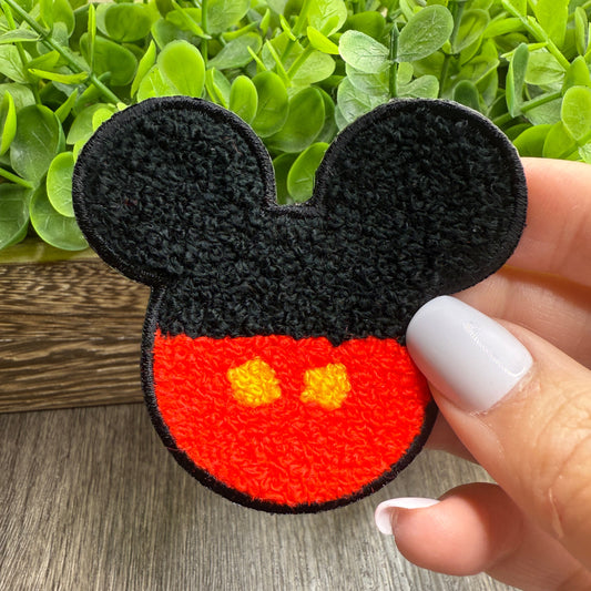 Mouse Head Hat Patches