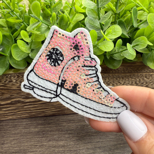 Sneaker Sequins Hat Patches