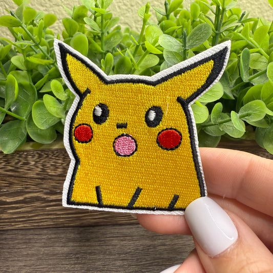Pika Embroidered Hat Patches