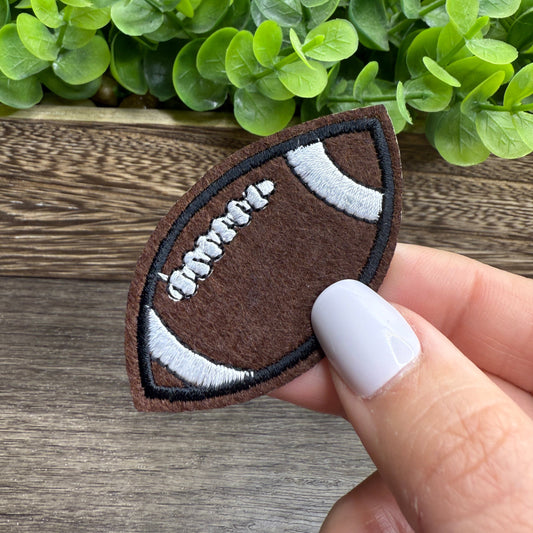Football Felt Embroidered Hat Patches