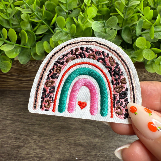 Rainbow Embroidered Hat Patches