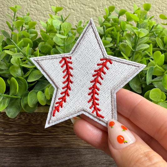 Baseball Start Leaf Small Patch