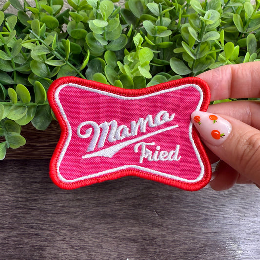 Mama Tried Embroidered Hat Patches