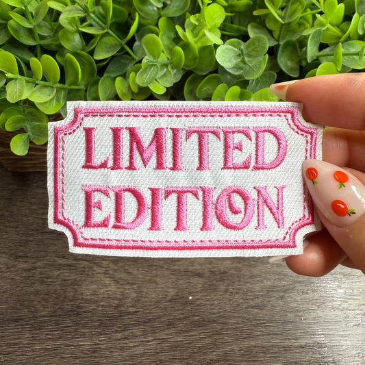 Limited Edition Embroidered Hat Patches