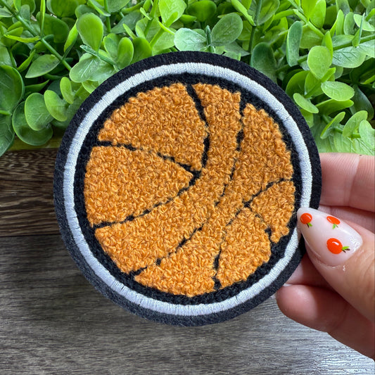 Basketball Chenille Small Patches
