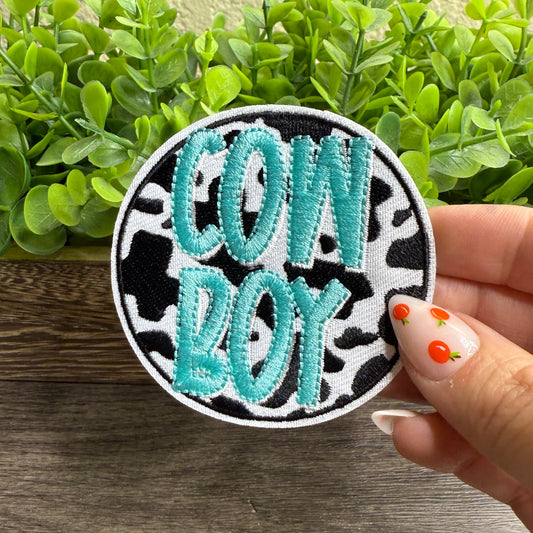 Cowboy Embroidered Small Patches