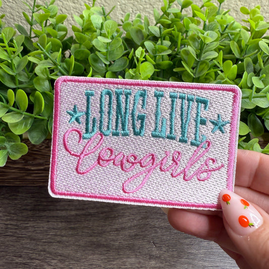 Long Live Cowgirls Embroidered Small Patches