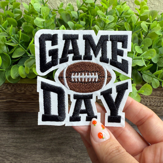 Game Day Embroidered Small Patches