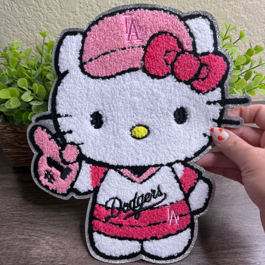 Pink HK Dod Chenille Patch