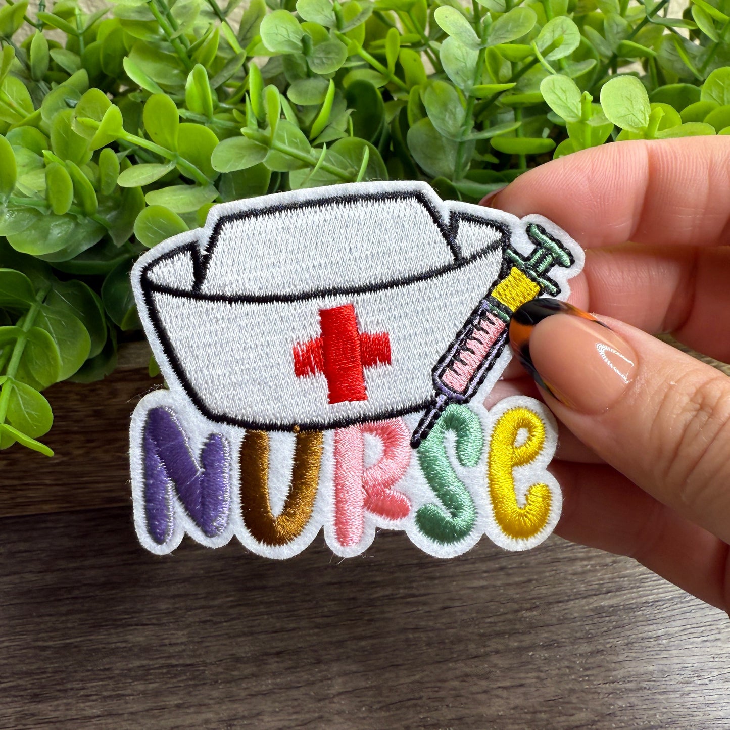Nurse Hat Embroidered Small Patches