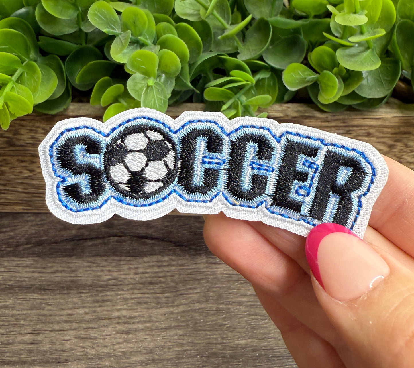 Soccer Embroidered Small Patches