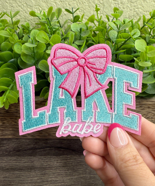 Lake Babe Embroidered Small Patches