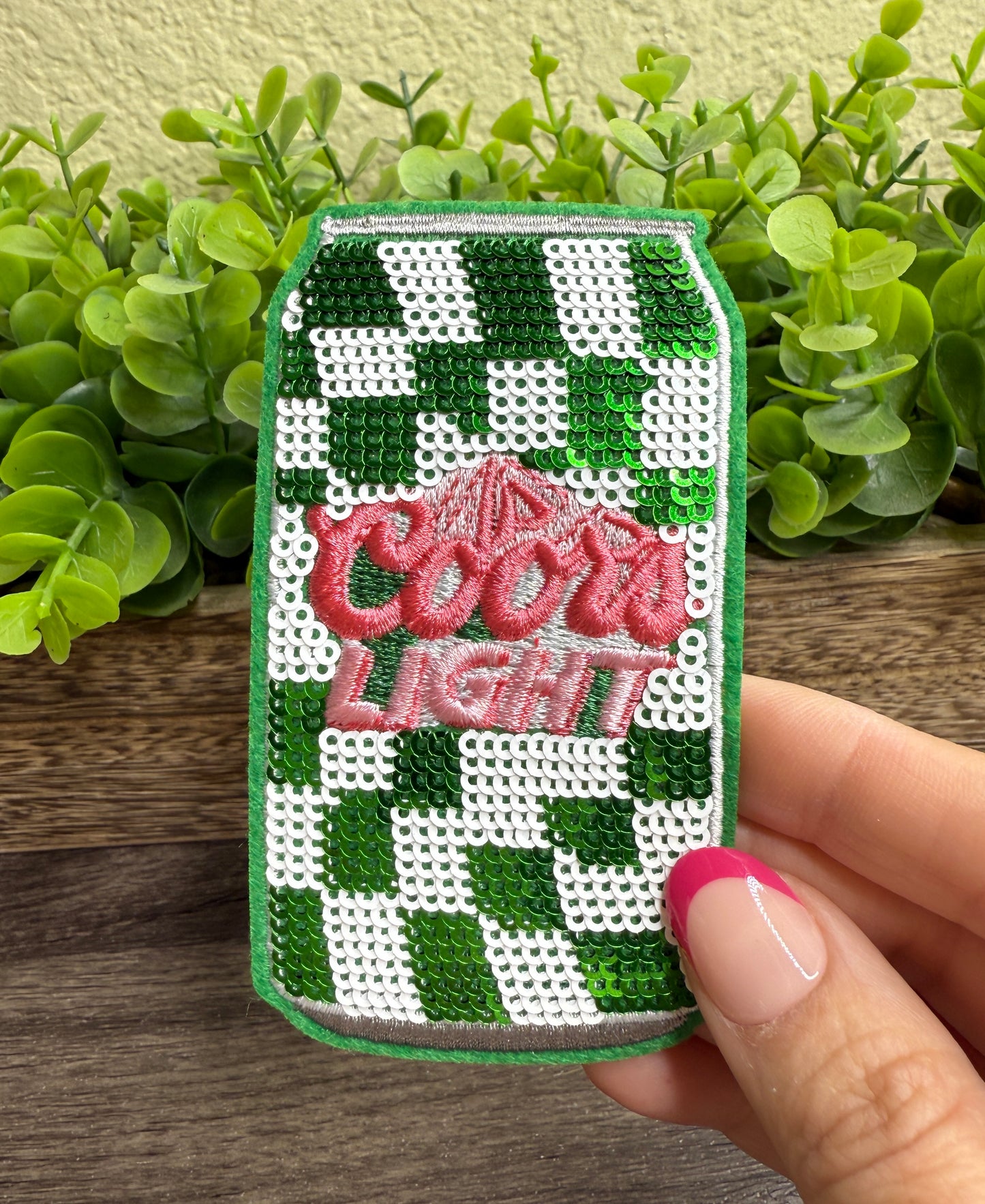Green Beer Sequin Small Patches