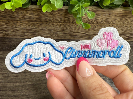 Cinnamon Balloon Embroidered Small Patches