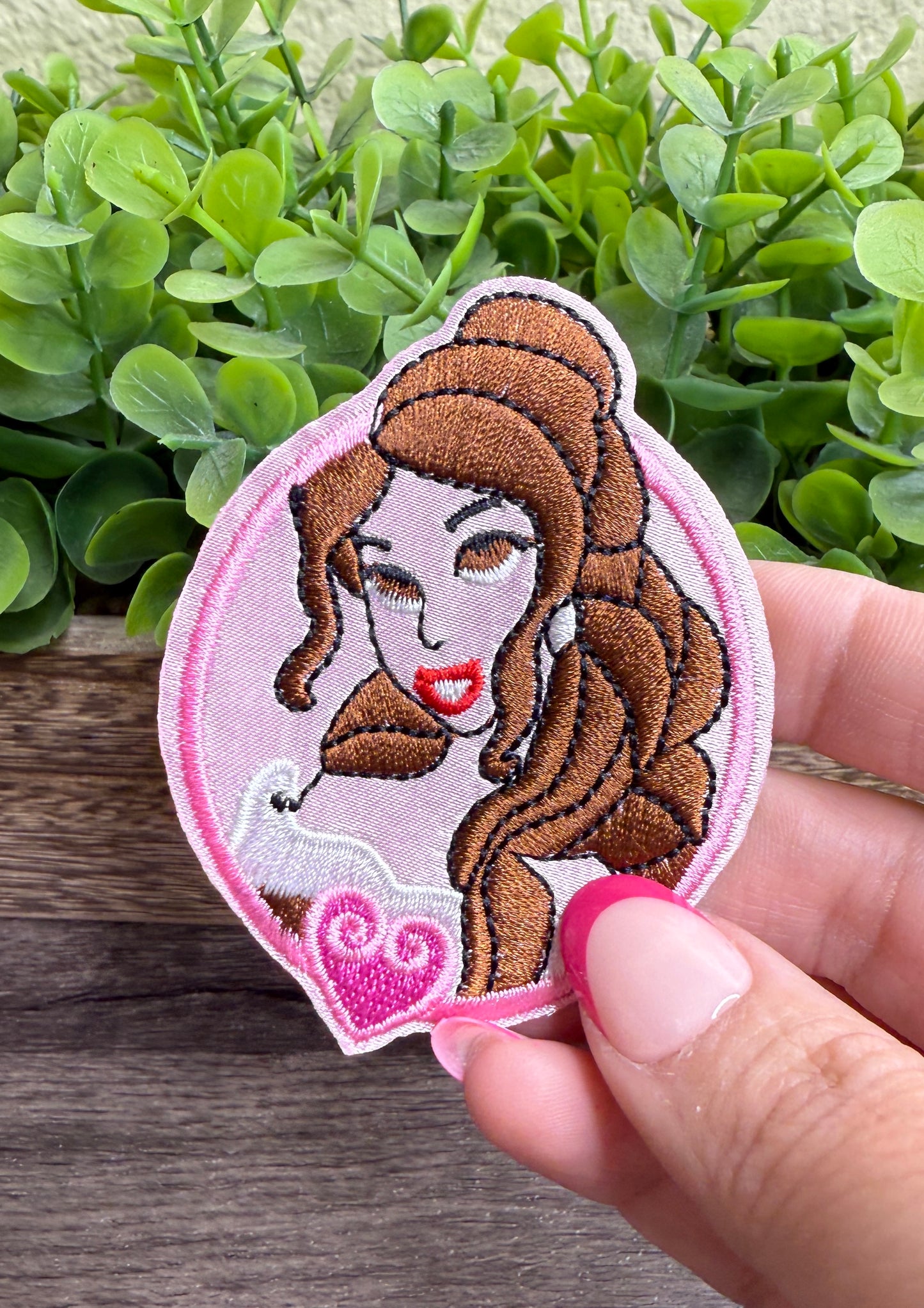 Book Princess Embroidered Small Patches